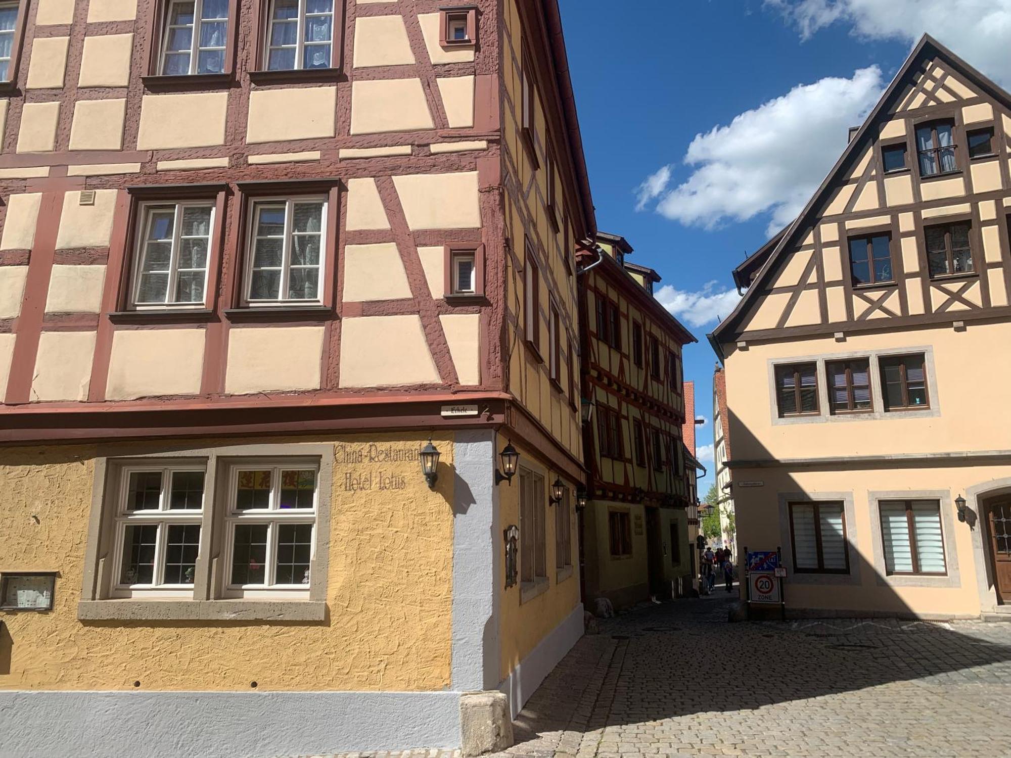 China Restaurant Hotel Lotus Rothenburg ob der Tauber Exteriör bild