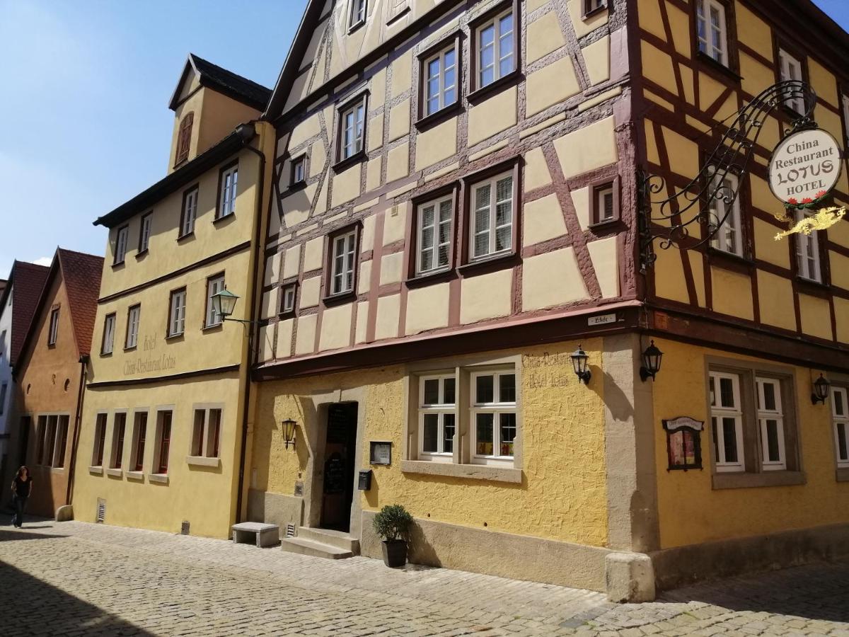 China Restaurant Hotel Lotus Rothenburg ob der Tauber Exteriör bild